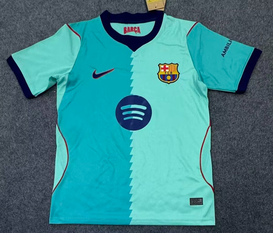 FF9266E6FA86F5553D54FB859F0342A2 2026-27 Barcelona 2nd Away Blue Soccer Jersey AAA - Image 1