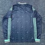 （S-4XL）2026-2027 Germany Away Blue Long sleeves Soccer Jersey AAA - Image 2