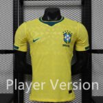 Player version 2026-2027 Brazil Home Yellow Soccer Jersey AAA
