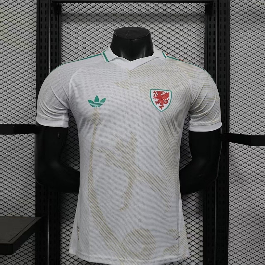 IMG_1083 Player Version 2026-2027 Wales Away White Soccer Jersey AAA - Image 1