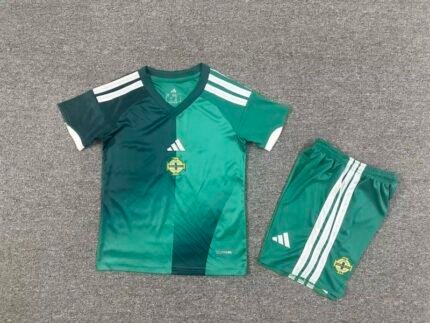 2026-2027  Northern Ireland Home Green kids/youth  Soccer uniform