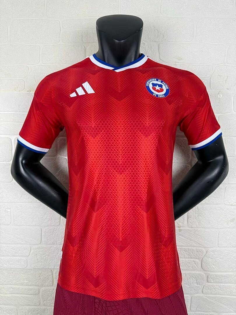 IMG_1106 Player Version 2026-2027 Chile Home Red Soccer Jersey AAA - Image 1