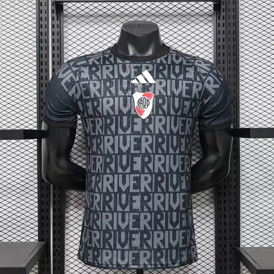 IMG_1126 Player version 2026-27 River Plate Black Soccer Jersey AAA - Image 1