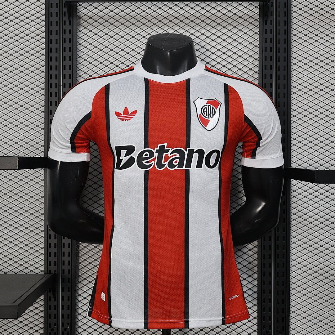 IMG_1127 Player version 2026-27 River Plate Red White Soccer Jersey AAA - Image 1