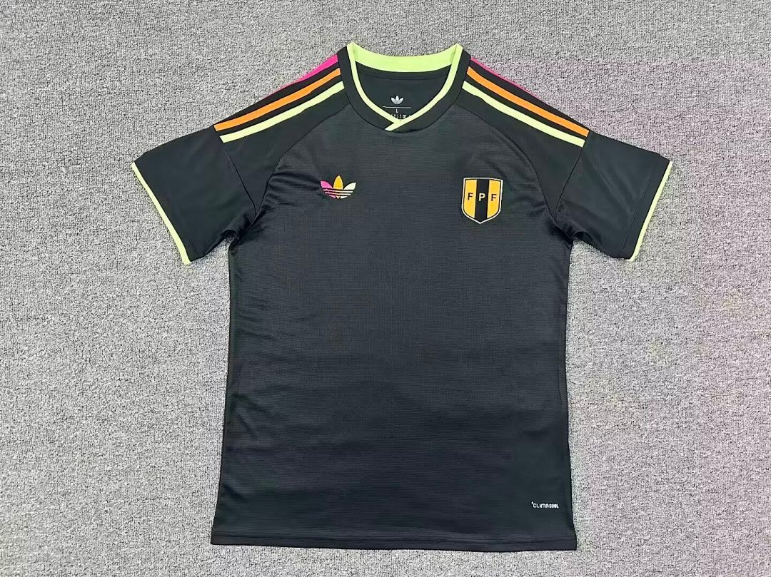 IMG_1131 (S-4XL)2026-27 Peru Away Black Soccer Jersey AAA - Image 1