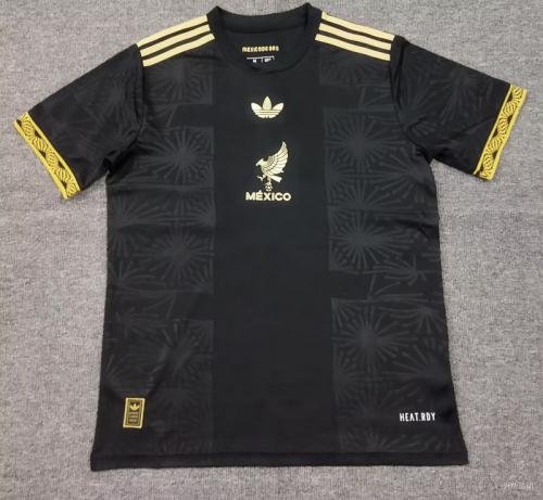 IMG_1225 2025-2026 Mexico Black Golden Soccer Jersey AAA - Image 1