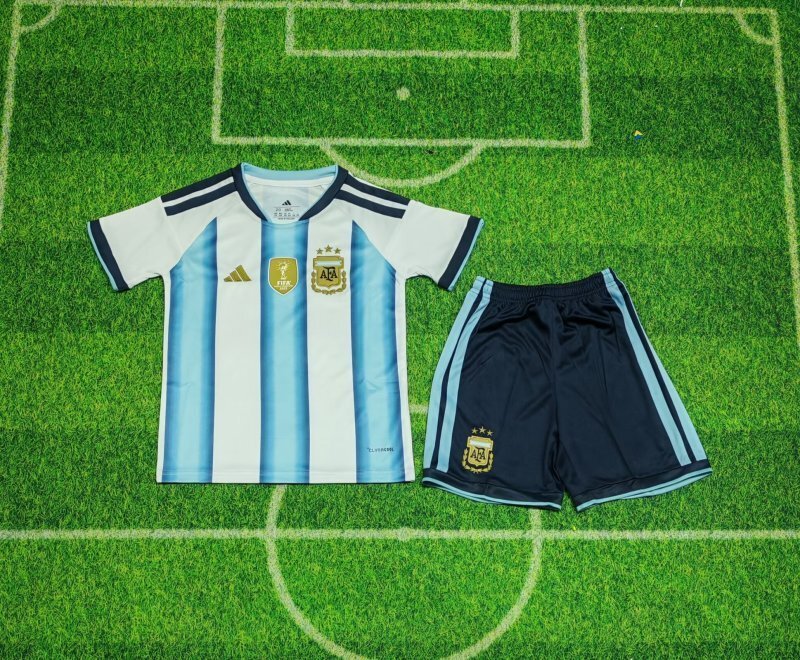 IMG_1295 2026-2027 Argentina Home White Blue Kids/Youth Soccer uniform - Image 1