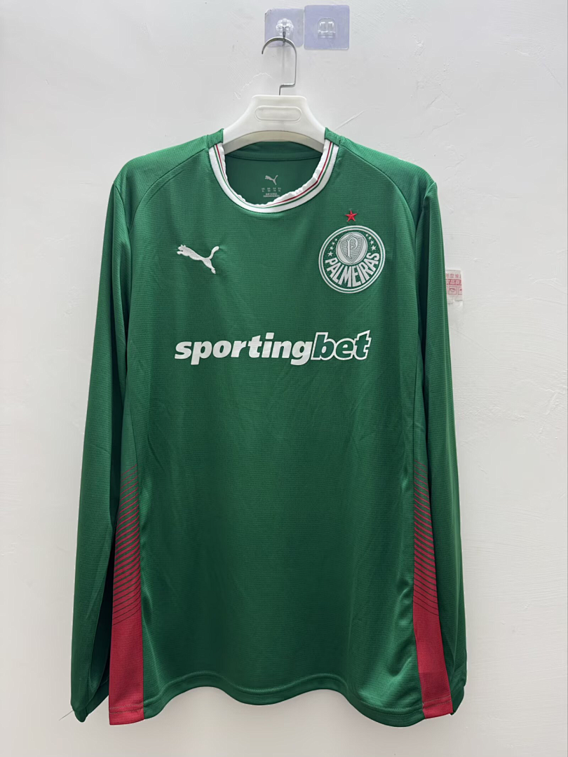 IMG_1533 2026-2027 Palmeiras Home Green Long sleeves Soccer Jersey AAA - Image 1