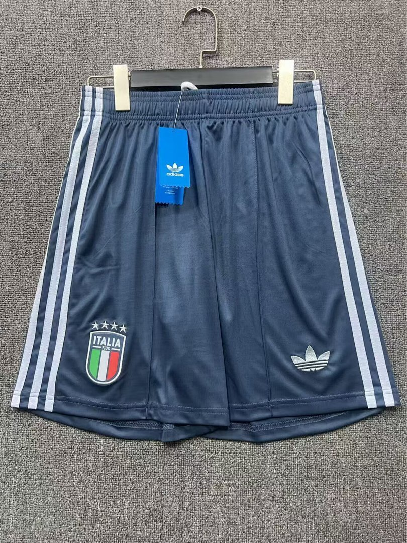 IMG_1540 2026-27 Italy Home Blue Soccer Shorts - Image 1