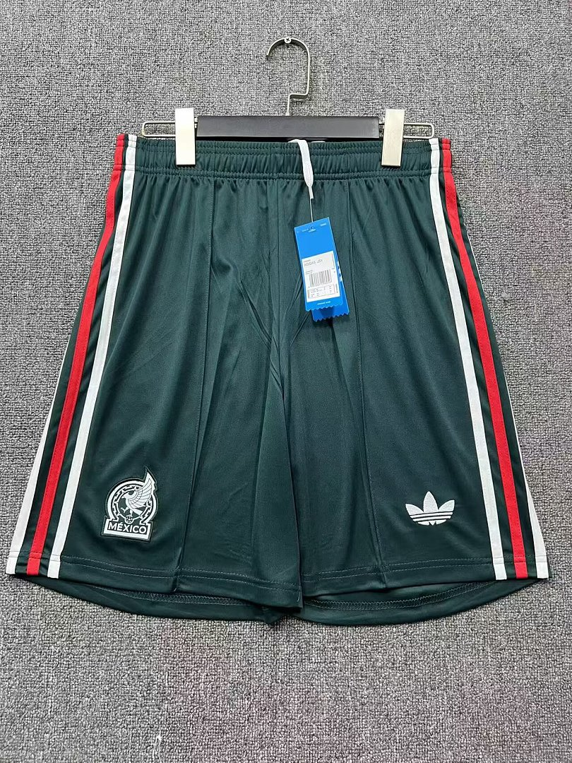 IMG_1553 2026-27 Mexico Home Green Soccer Shorts - Image 1