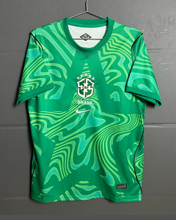 IMG_1560 2026-2027 Brazil Goalkeeper Green Soccer Jersey AAA - Image 1