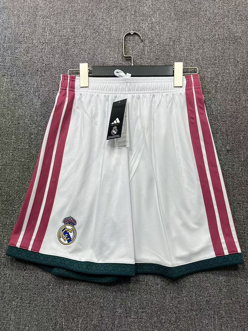 IMG_1581 2026-27 Real Madrid Home White Soccer Shorts - Image 1
