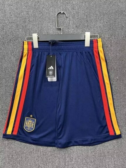 2026-27 Spain Home Blue Soccer Shorts