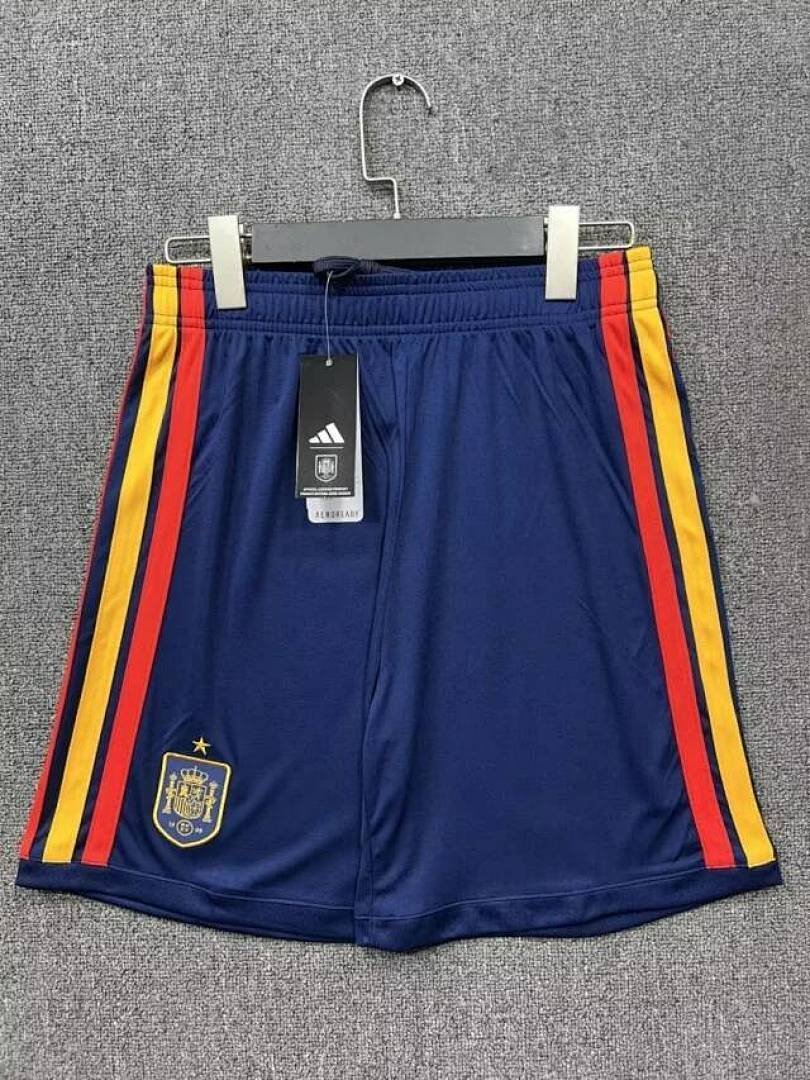IMG_1802 2026-27 Spain Home Blue Soccer Shorts - Image 1