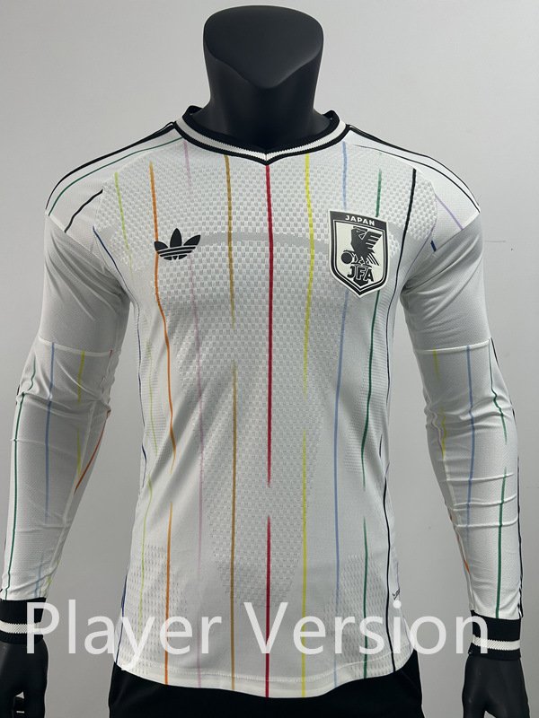 a8a552ff Player Version 2026-2027 Japan Away White Long sleeves Soccer Jersey AAA - Image 1
