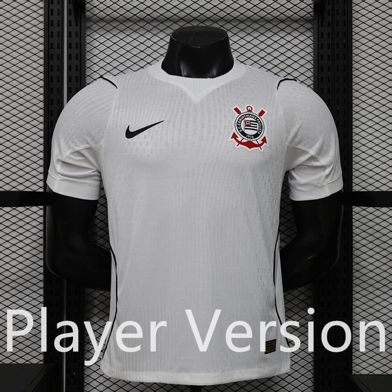 b0200723 Player version 2026-27 Corinthian Home White Soccer Jersey AAA - Image 1