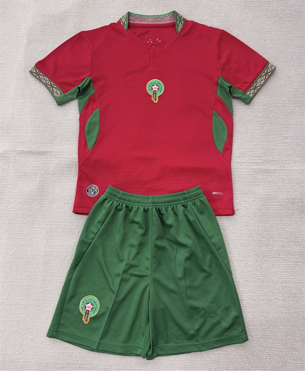 b69e86ce 2026-27 Morocco Home Red Soccer uniform - Image 1