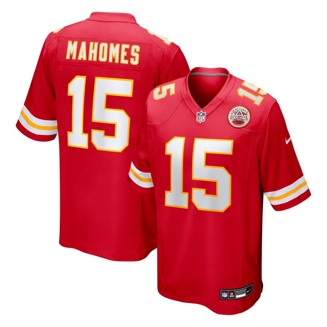 ba7c8183-aa0a-4c0d-8222-e918124fcaf4 NFL Kansas City Chiefs Red #15 Jersey - Image 1