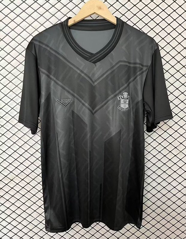 psc (2) (9) Retro Version 1993-95 Southampton Black Soccer Jersey AAA - Image 1