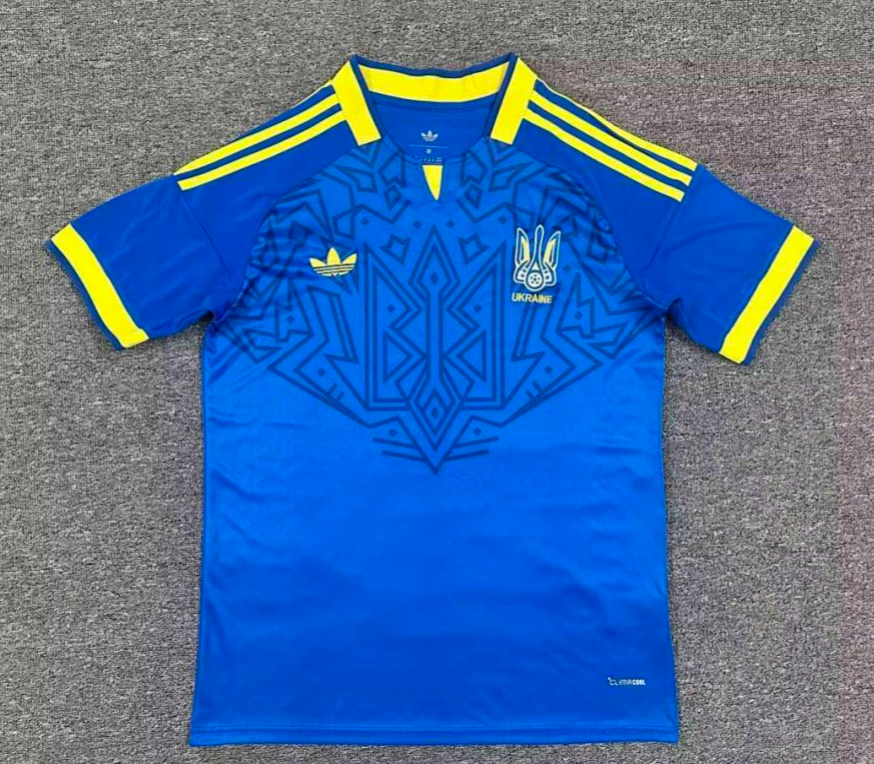 微信图片_20260516203628_18_1 2026-2027 Ukraine Away Blue Soccer Jersey AAA - Image 1