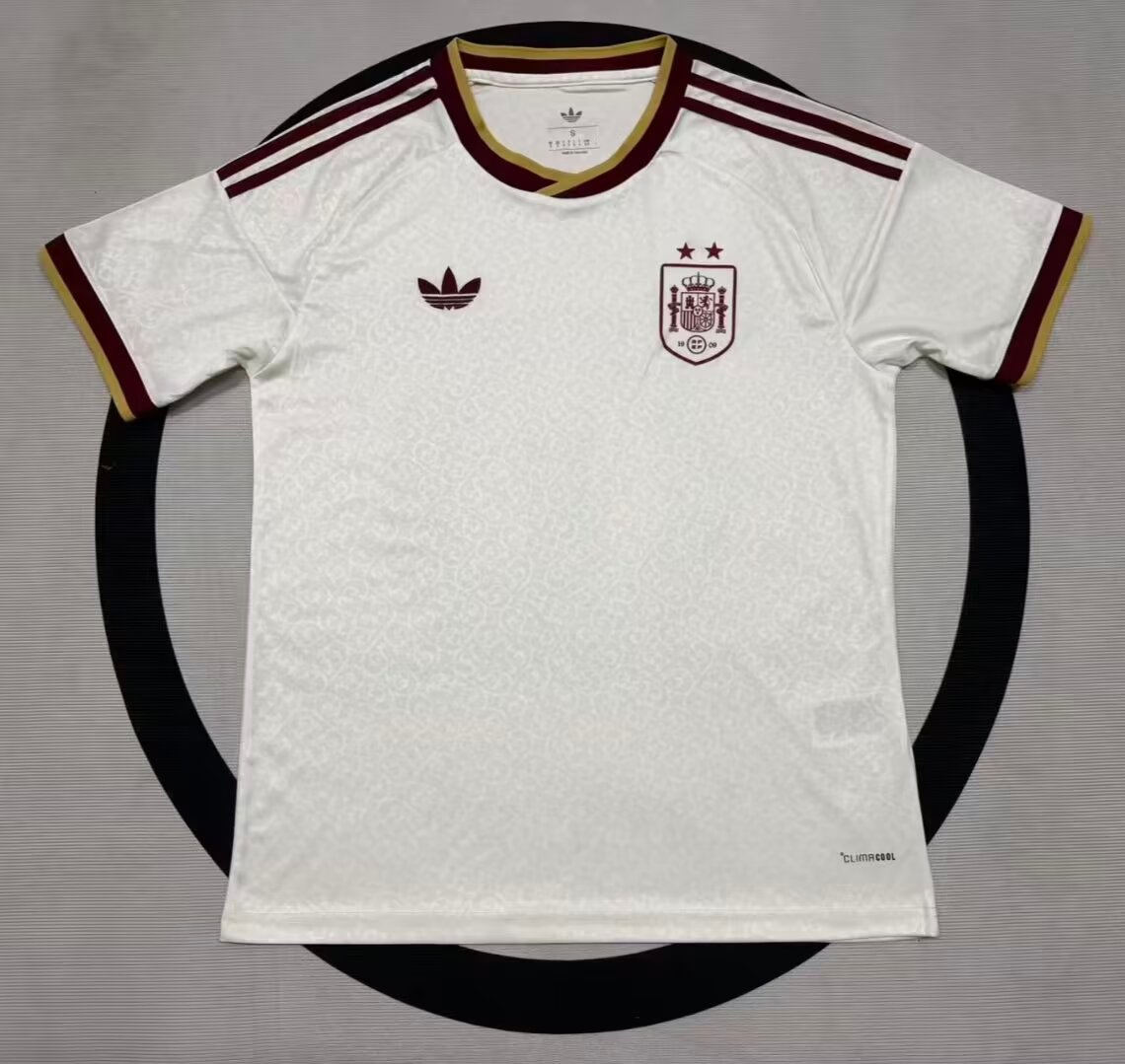 微信图片_20260720165838_444_11 (2 star) 2026-2027 Spain Away White Soccer Jersey AAA - Image 1