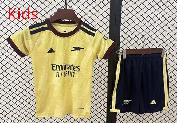 1E5FB5CABB81397DEC1486CD6465EEF8 2026-2027 Arsenal 2nd Away Yellow kids/youth Soccer uniform - Image 1