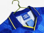 Retro version 1994 Colombia Away Blue Soccer Jersey AAA - Image 5