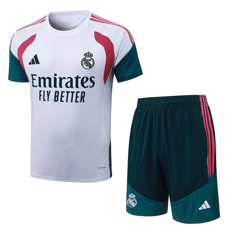 22e2dd66 2026-27 Real Madrid White Short Soccer Uniform - Image 1