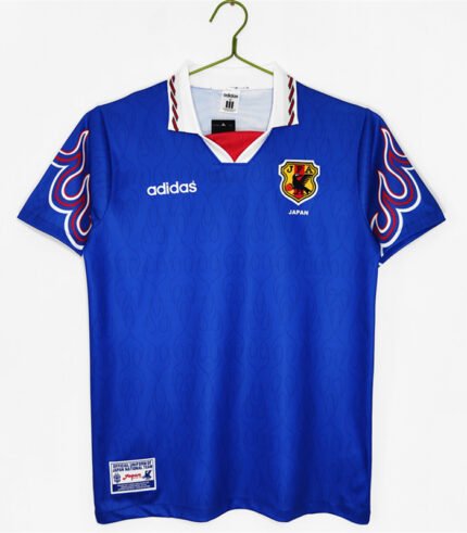 Retro version 1996-97 Japan Home Blue Soccer Jersey AAA