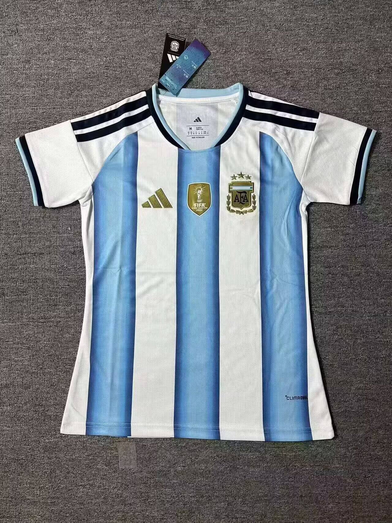 35bfeeb5 2026-27 Argentina Home White Blue Women Soccer Jersey AAA - Image 1