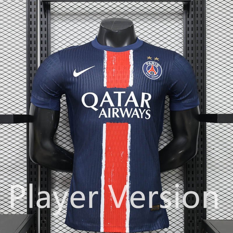 3c8ccbed 2star Player Version 24-25 Paris Home Blue Thailand Soccer Jersey AAA-888 - Image 1