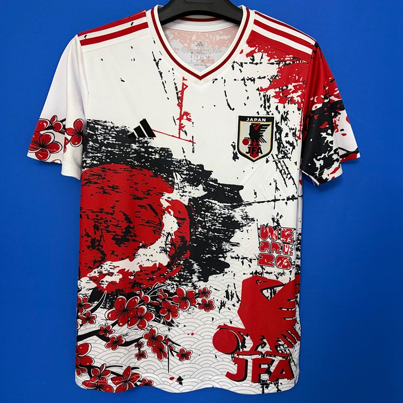 3e1dbeb3 26-27 Japan Black White Soccer Jersey AAA - Image 1