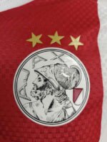 Player Version 26-27 Ajax Home White Red Soccer Jersey - Image 3