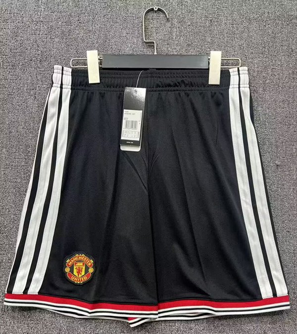 46B7DD8F936C093C9734FECAC7B8B292 2026-27 Manchester united Home Black Soccer Shorts - Image 1