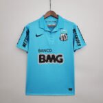 Retro version 2012-13 Santos Away Blue Soccer Jersey AAA
