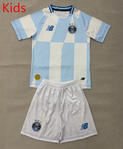 2026-2027 Gremio Away Blue White kids/youth  Soccer uniform
