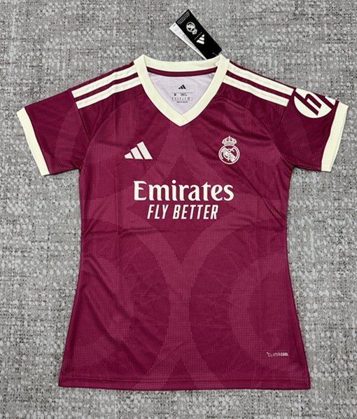548cebdb 2026-27 Real Madrid 2nd Away Red Women Soccer Jersey AAA - Image 1