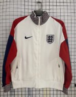 2024-25 England White Windbreaker  Soccer Jacket