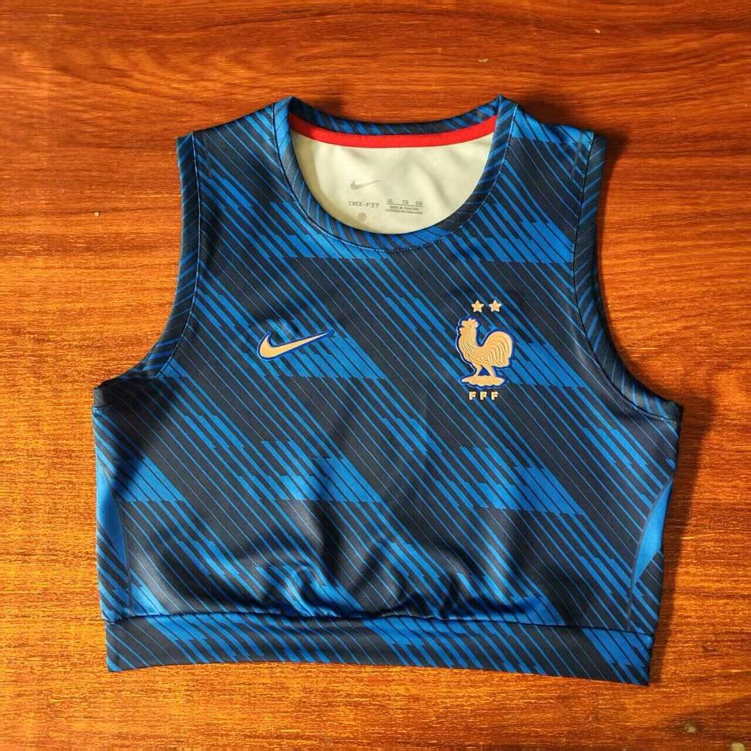 6bfc2cb1 2026-27 France Home Blue Women Soccer Vest - Image 1