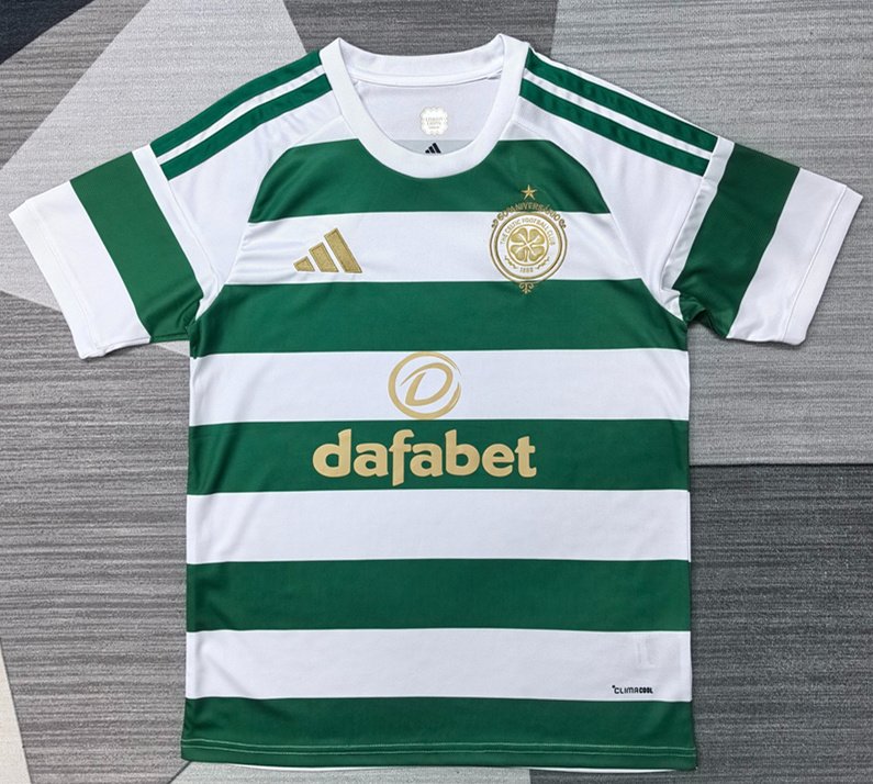 80dc323e 2026-27 Celtic Home White&Green Soccer Jersey AAA - Image 1