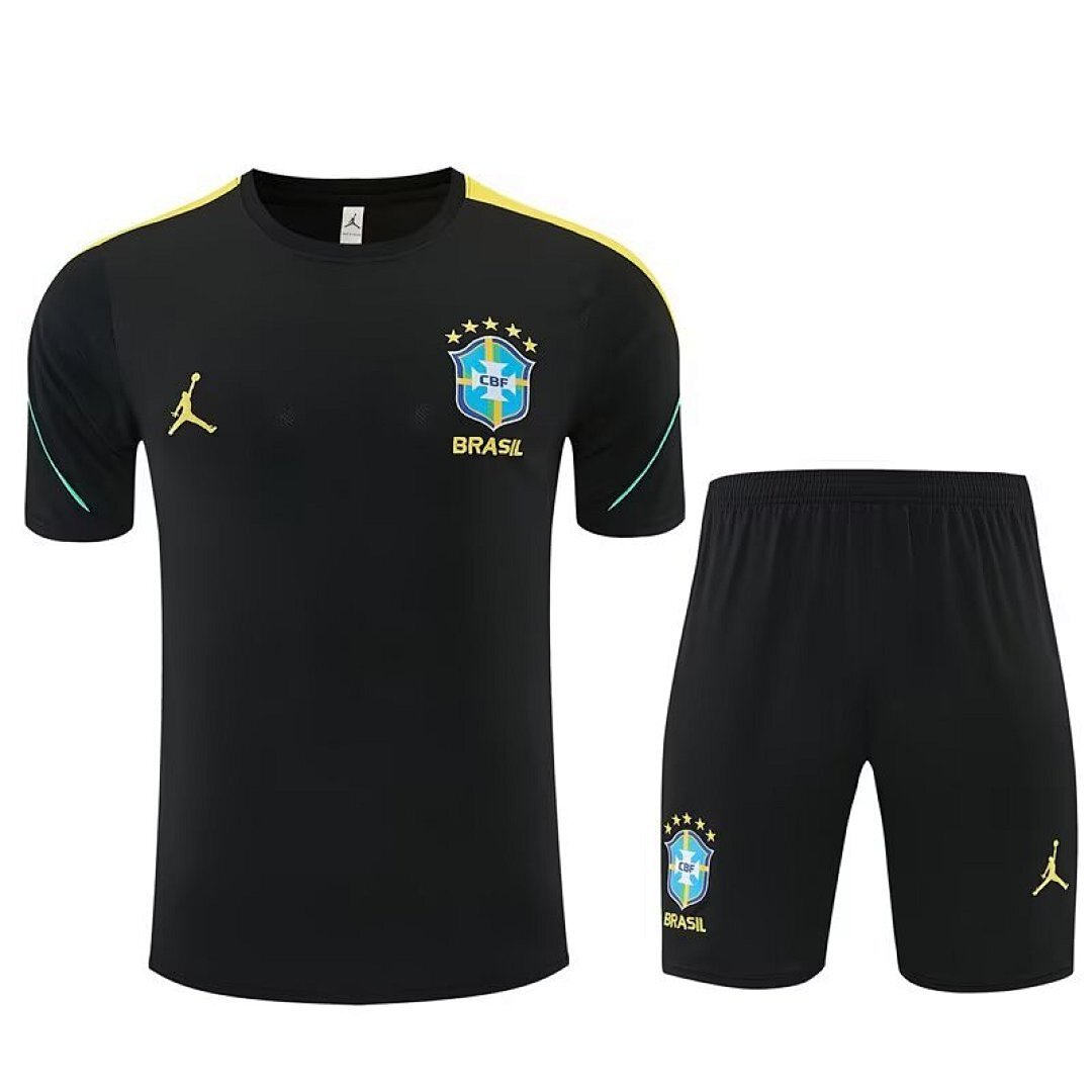 850f4dd6 2026-2027 Brazil Black Soccer Uniform - Image 1