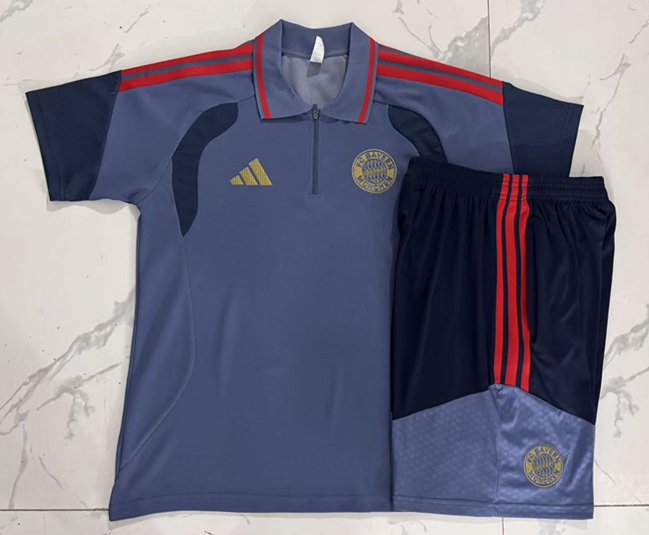 8581142e 2026-2027 Bayern Munich Royal Blue Polo Soccer Uniform - Image 1