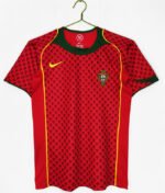 Retro Version 2004 Portugal Home Red Soccer Jersey AAA