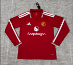 （S-4XL） 2026-2027 Manchester United Home Red Soccer Long sleeves Jersey AAA