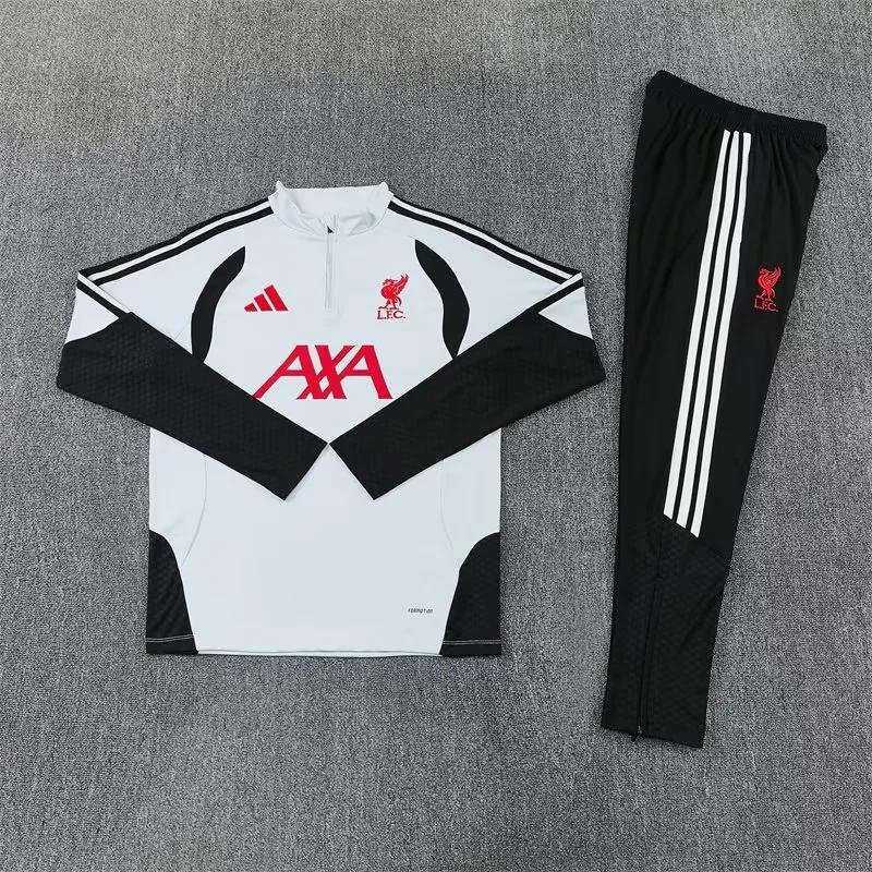 IMG_1459 2026-27 Liverpool White Soccer Tracksuit Uniform - Image 1