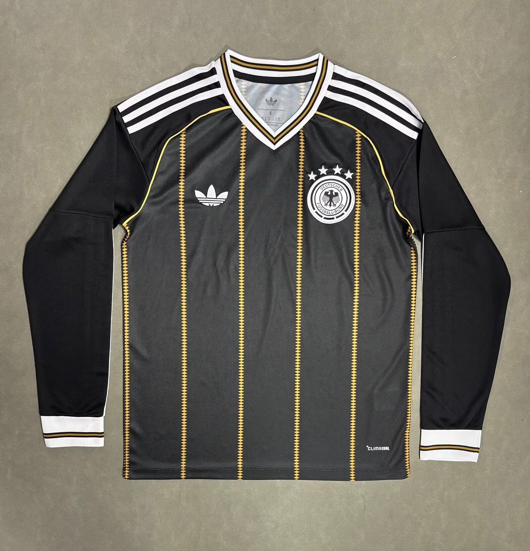 IMG_1561 2026-2027 Germany third Away Black Long sleeves Soccer Jersey AAA - Image 1