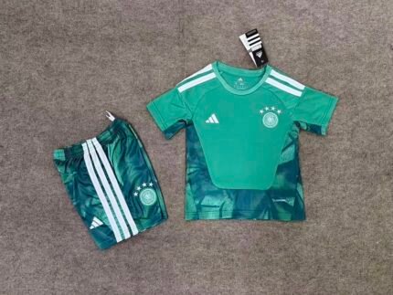 2026-2027 Germany Goalkeeper Green Kids/Youth Soccer Uniform