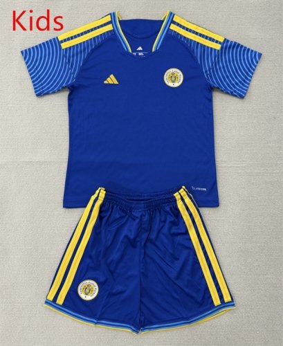 2026-27 Curaçao Home Blue Kids/Youth Soccer Uniform