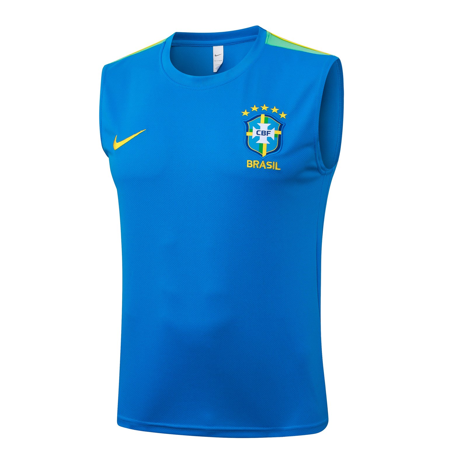 IMG_1850 2026-27 Brazil Blue Soccer Vest Jersey AAA - Image 1