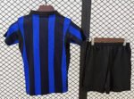 2026-2027 Inter Milan  Home Blue Black White kids/youth  Soccer uniform - Image 2